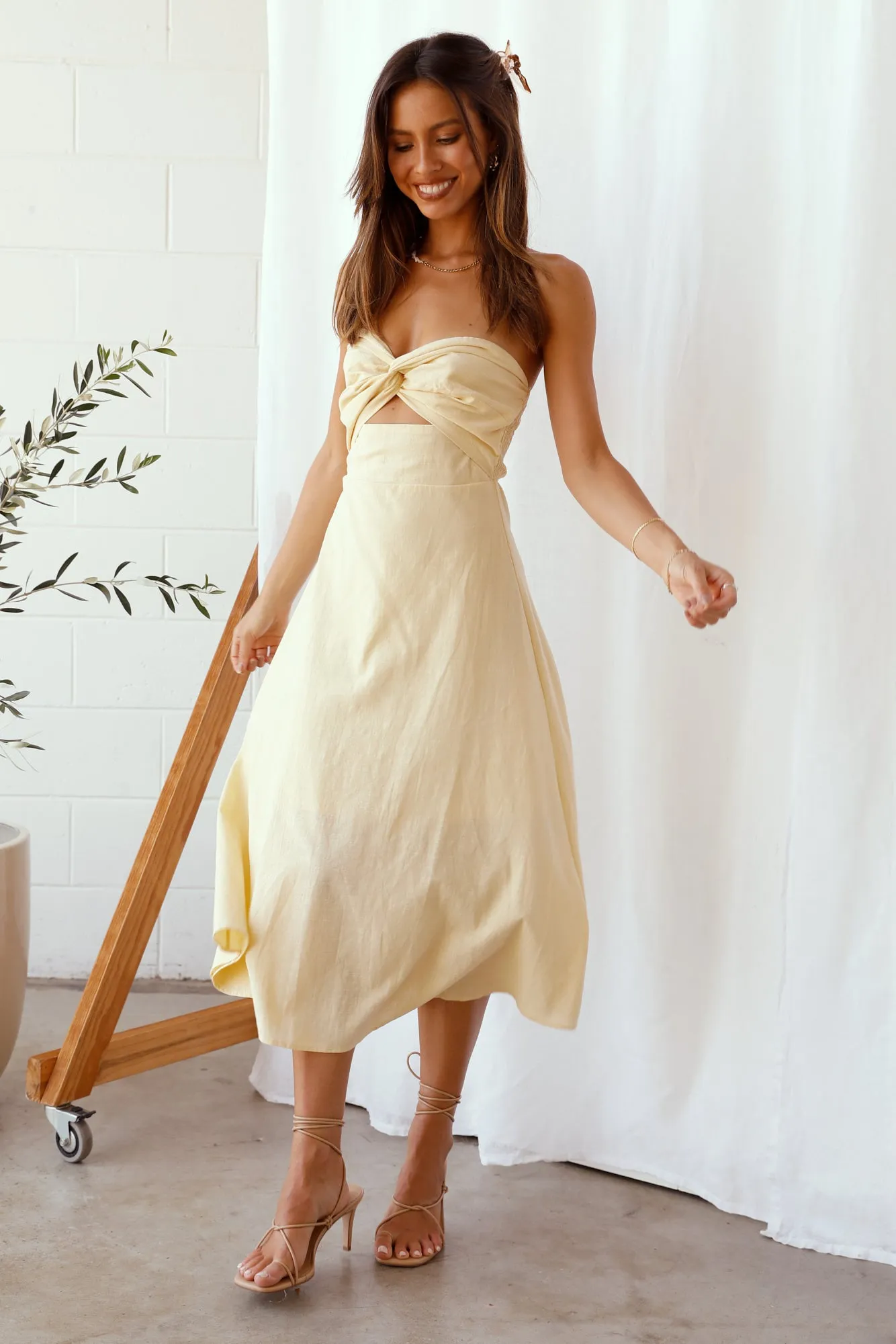 My Advice Maxi Dress Yellow sold by Fortunate One