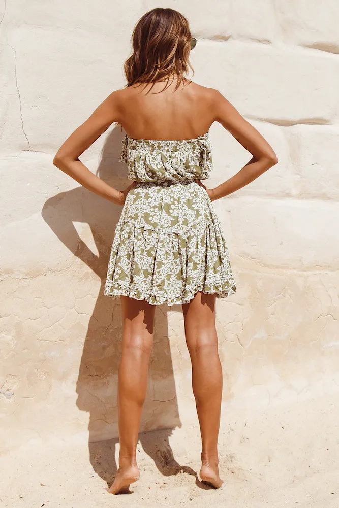 Run Away Dress Olive sold by Fortunate One product image thumbnail 5