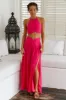 Lemon Tree Maxi Skirt Pink sold by Fortunate One