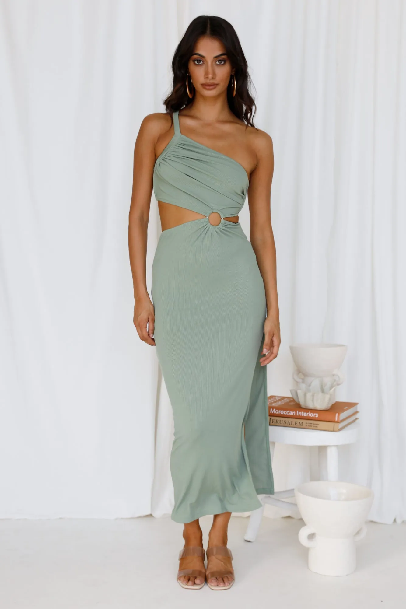 North Facing Sun Maxi Dress Green sold by Fortunate One product image thumbnail 2