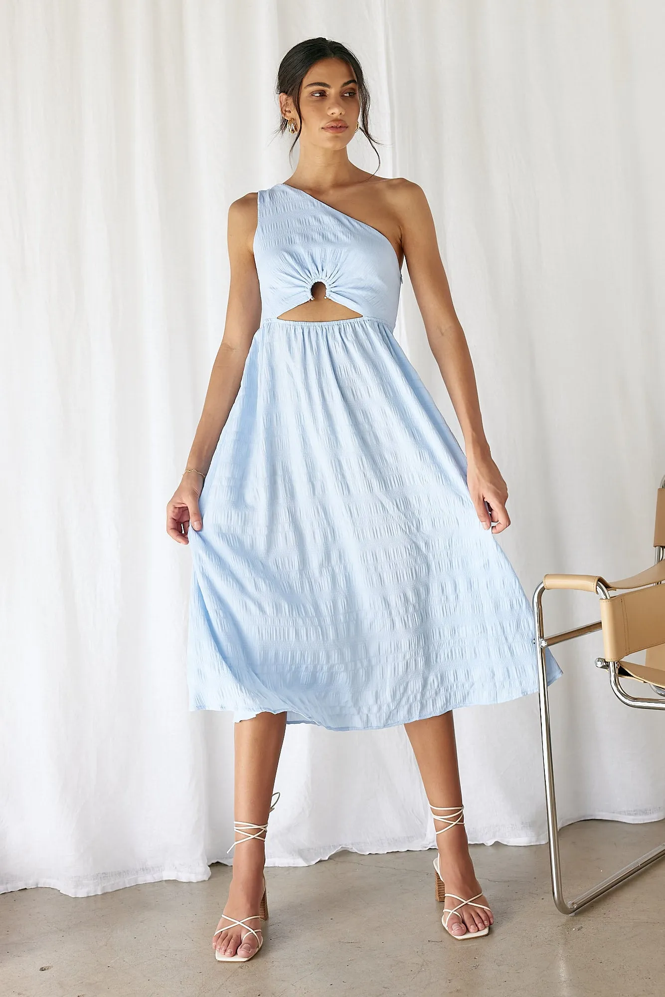 Dive In Maxi Dress Blue sold by Fortunate One product image thumbnail 5