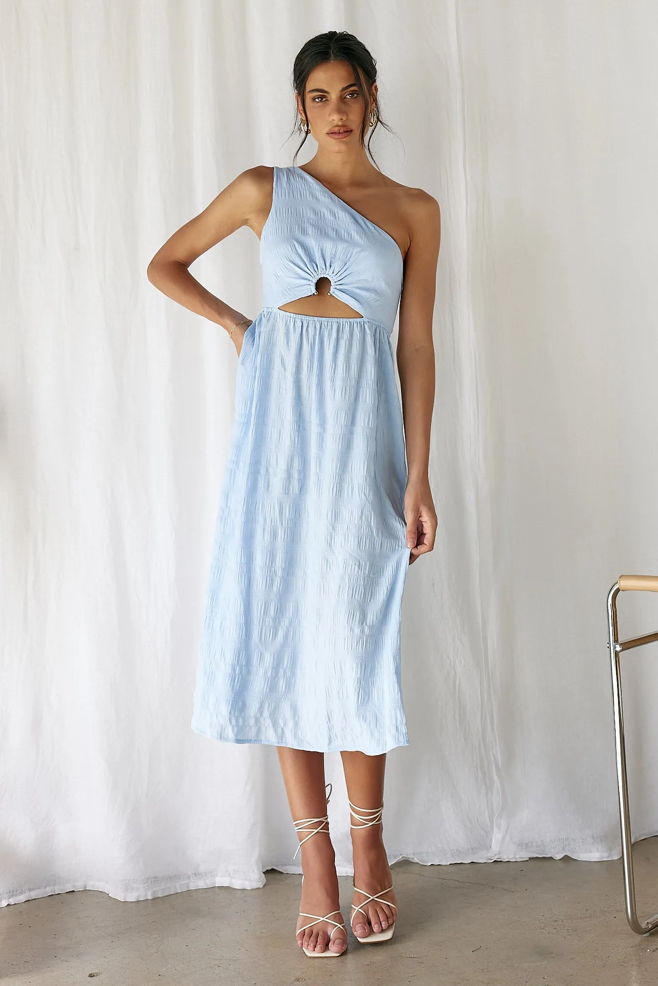 Dive In Maxi Dress Blue sold by Fortunate One product image thumbnail 3