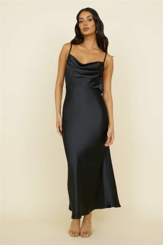 Eidetic Memories Maxi Dress Black sold by Fortunate One
