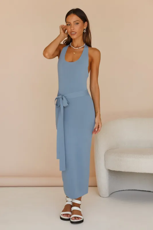 Kalea Maxi Dress Blue sold by Fortunate One