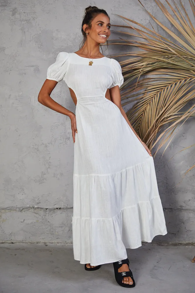 Open Promises Maxi Dress White sold by Fortunate One product image thumbnail 5