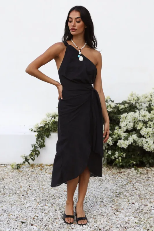 Marlena Maxi Dress Black sold by Fortunate One