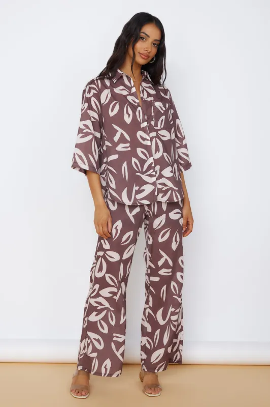 Midnight Enchantment Pants Brown sold by Fortunate One