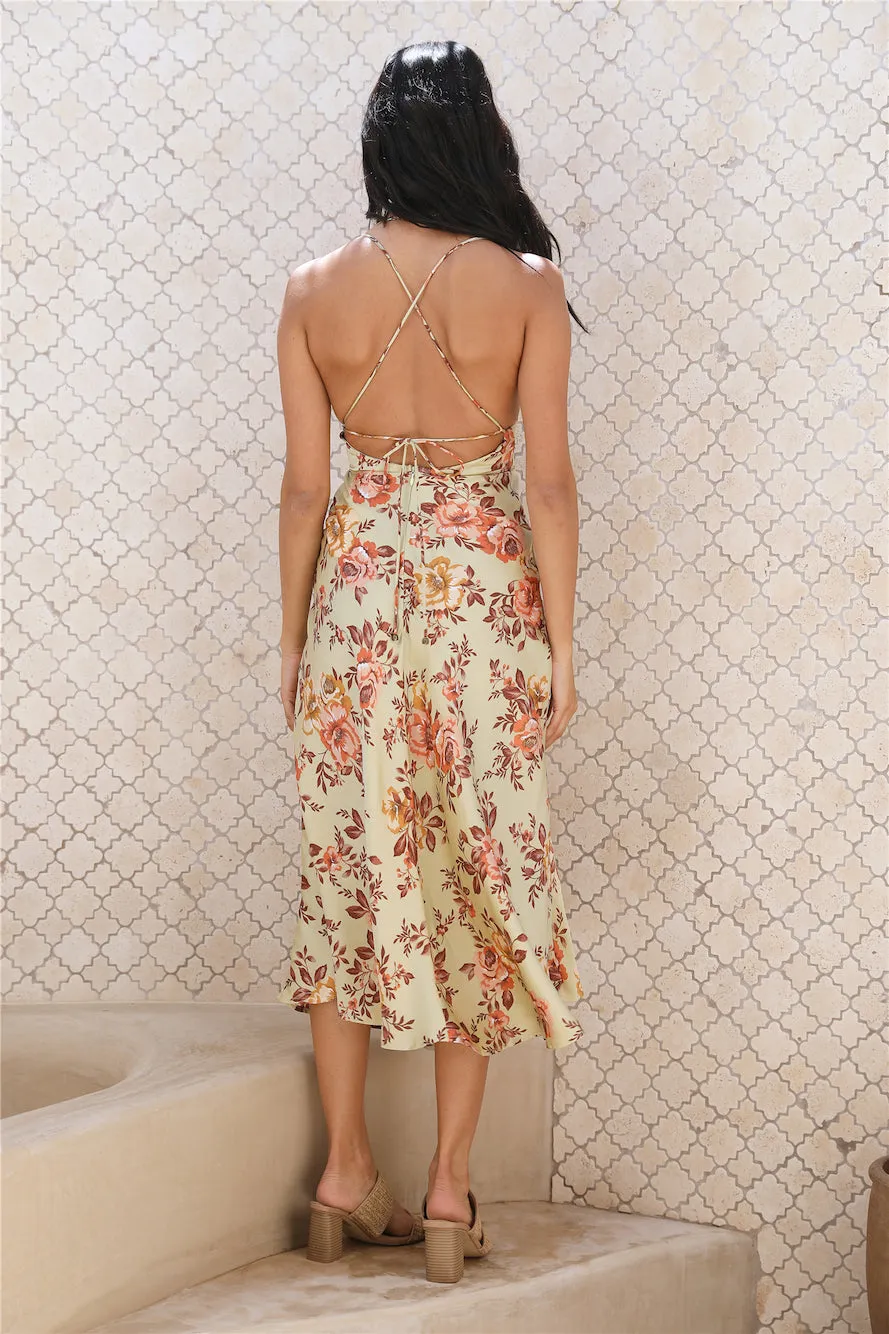 Ocean Breeze Midi Dress Green sold by Fortunate One product image thumbnail 5