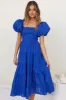Adela Maxi Dress Blue sold by Fortunate One