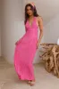 Above The Sky Maxi Dress Pink sold by Fortunate One
