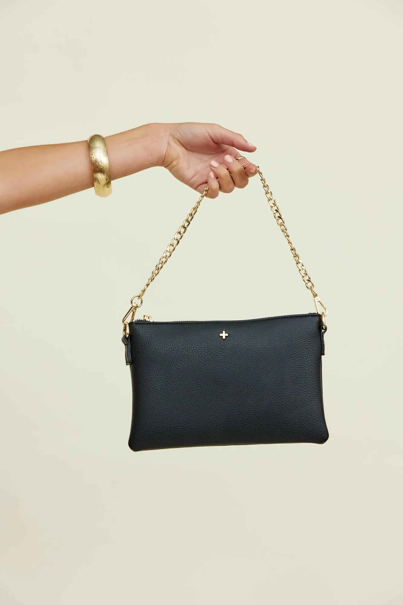 PETA + JAIN Quincy Bag Black Pebble sold by Fortunate One