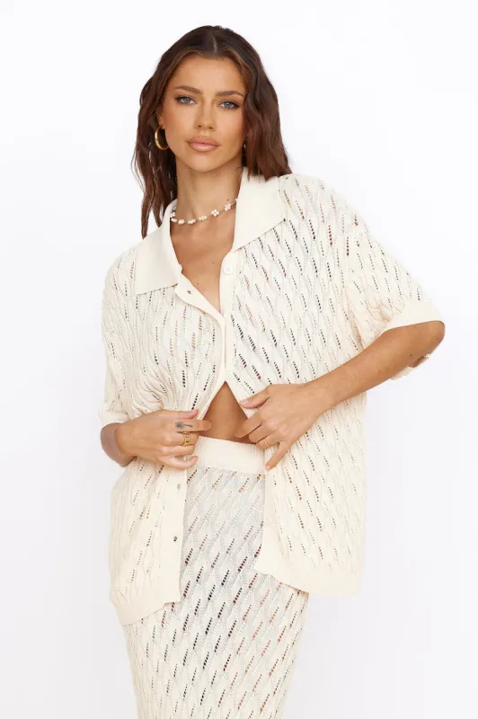 SNDYS Claire Top Sand sold by Fortunate One