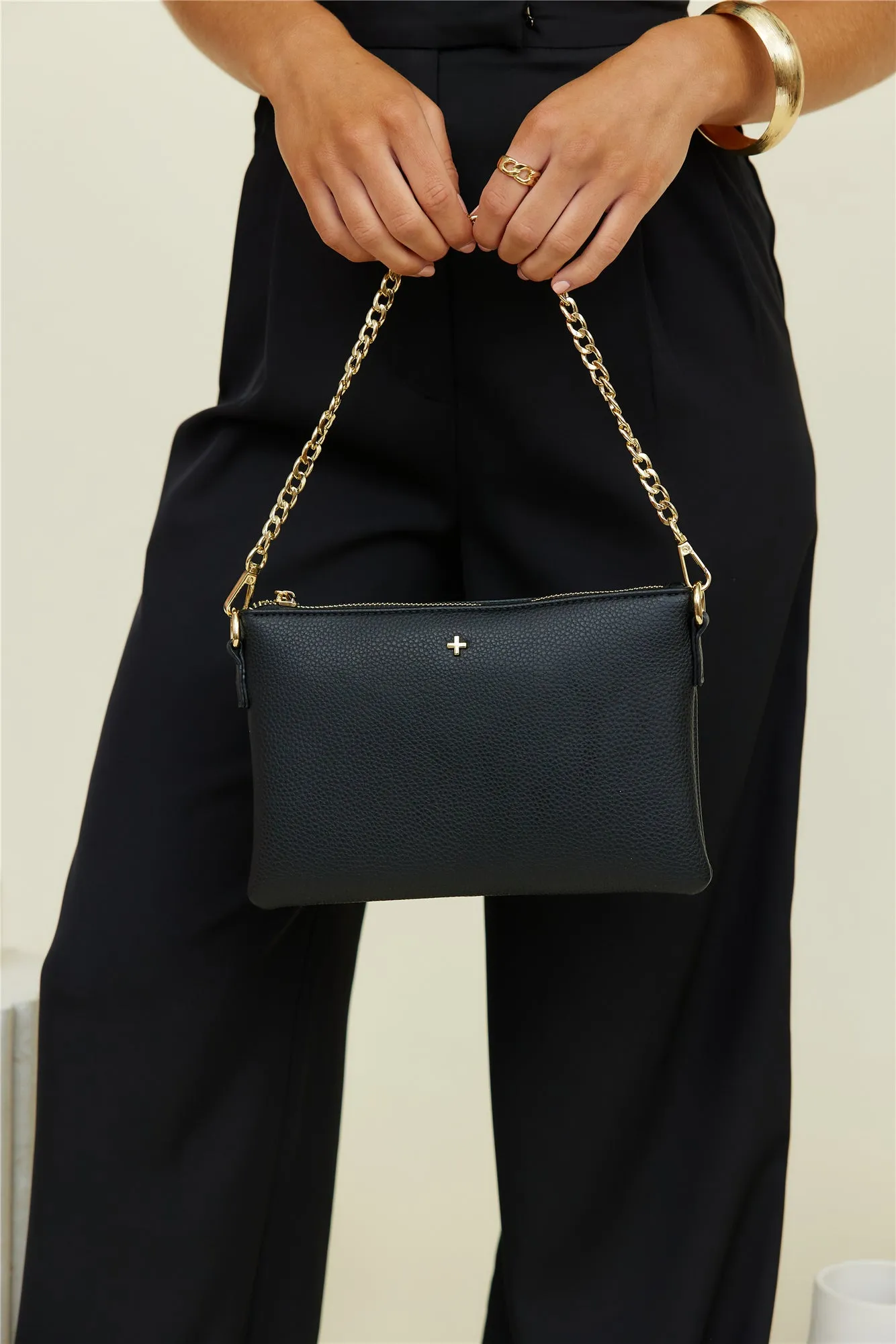 PETA + JAIN Quincy Bag Black Pebble sold by Fortunate One product image thumbnail 2