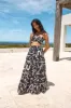 Panoramic Views Maxi Skirt Black sold by Fortunate One
