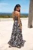Panoramic Views Maxi Skirt Black sold by Fortunate One