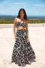 Panoramic Views Maxi Skirt Black sold by Fortunate One
