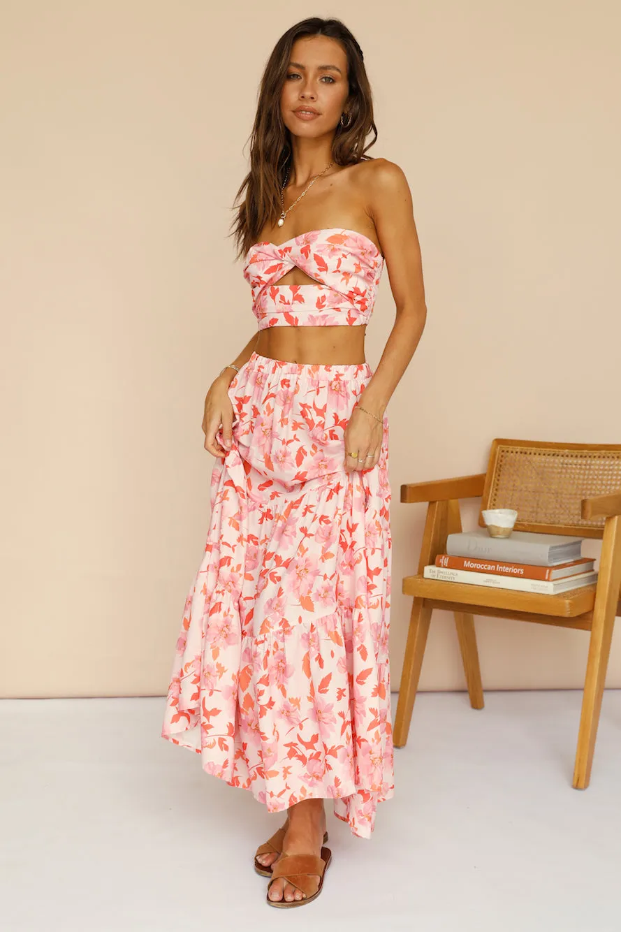 Secret Message Maxi Skirt sold by Fortunate One product image thumbnail 3