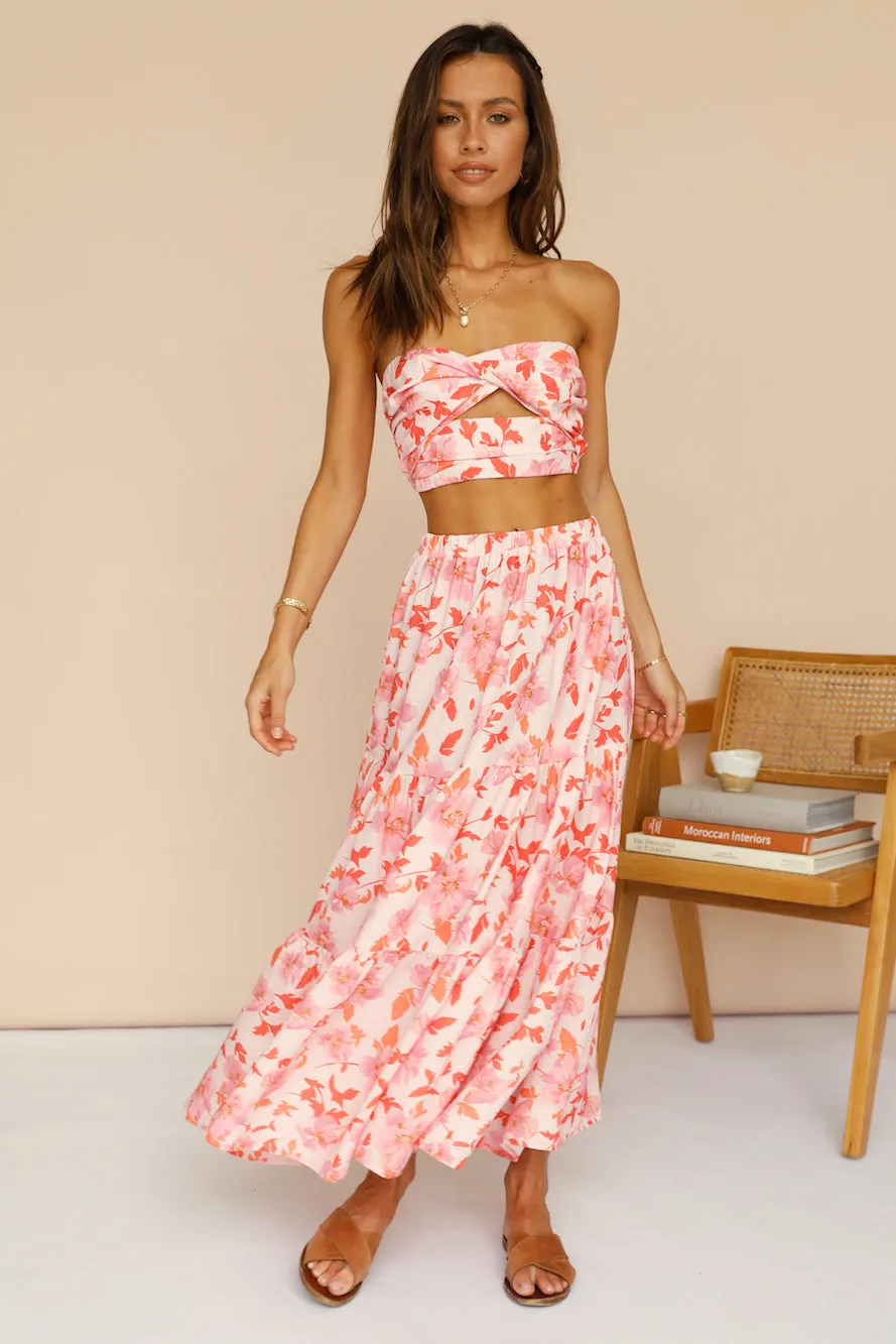 Secret Message Maxi Skirt sold by Fortunate One product image thumbnail 4