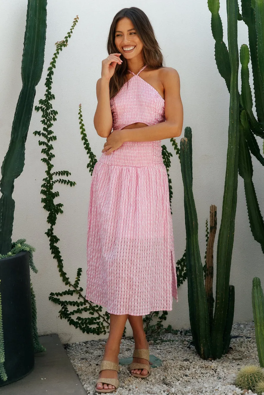 Aquila Maxi Dress Pink sold by Fortunate One product image thumbnail 4