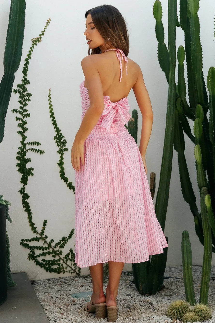 Aquila Maxi Dress Pink sold by Fortunate One product image thumbnail 5