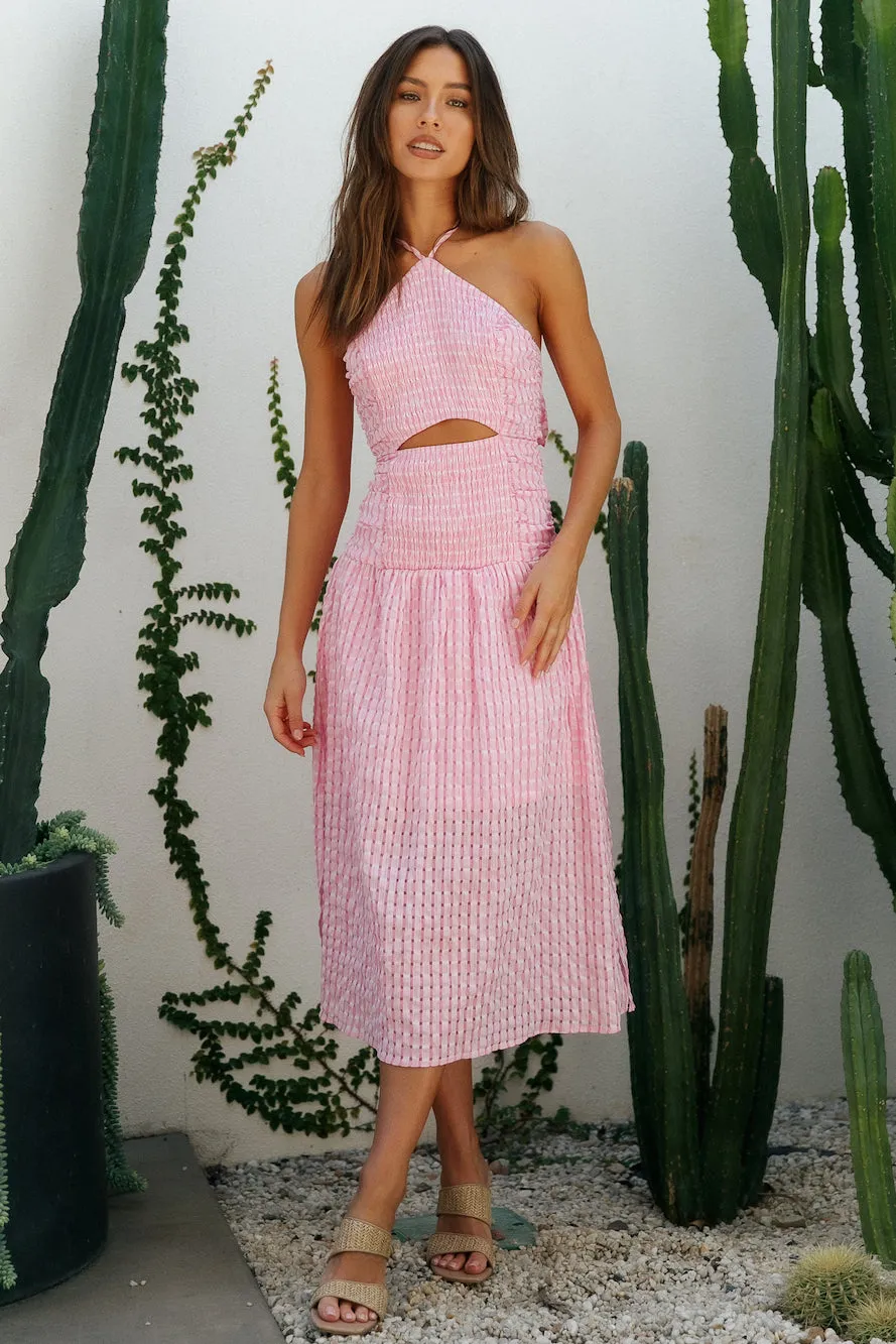Aquila Maxi Dress Pink sold by Fortunate One product image thumbnail 3