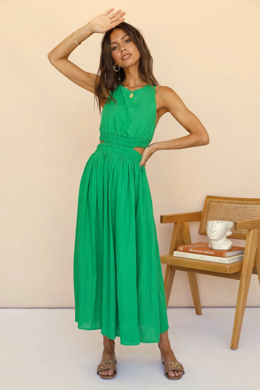 Best With Time Maxi Dress Green sold by Fortunate One