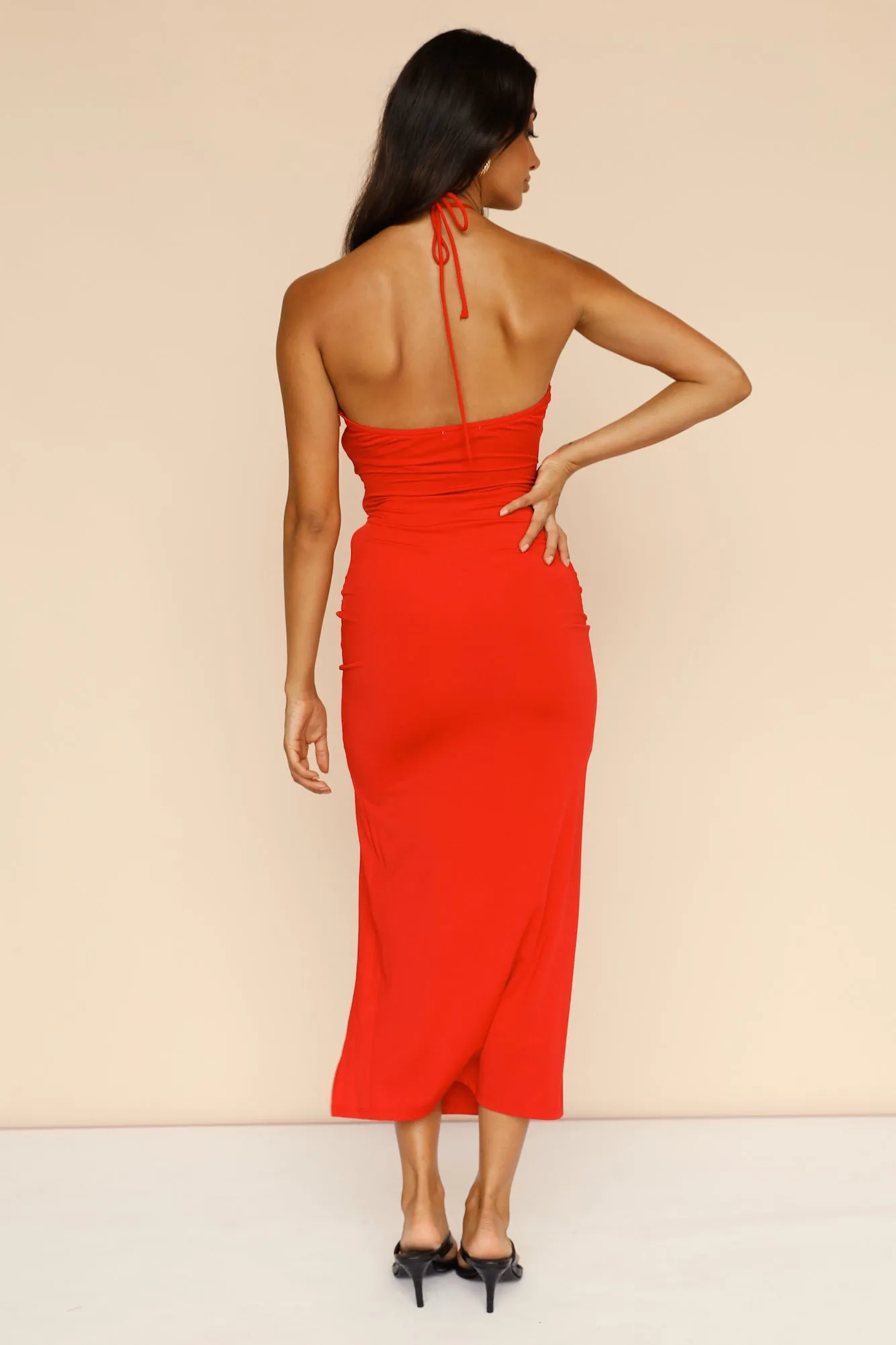 Stay Tonight Maxi Dress Red sold by Fortunate One product image thumbnail 5