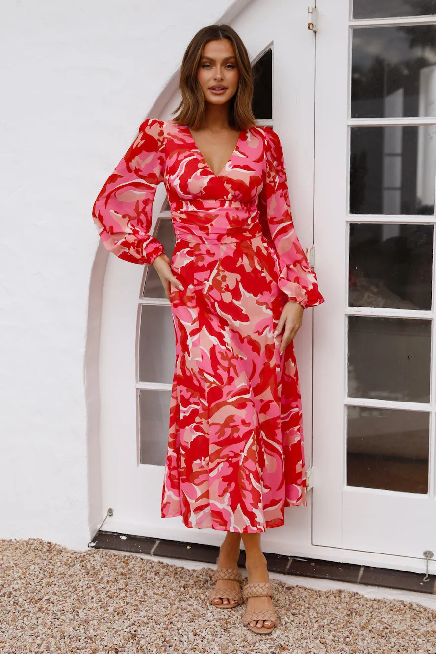 Love The Way Maxi Dress Red sold by Fortunate One product image thumbnail 4