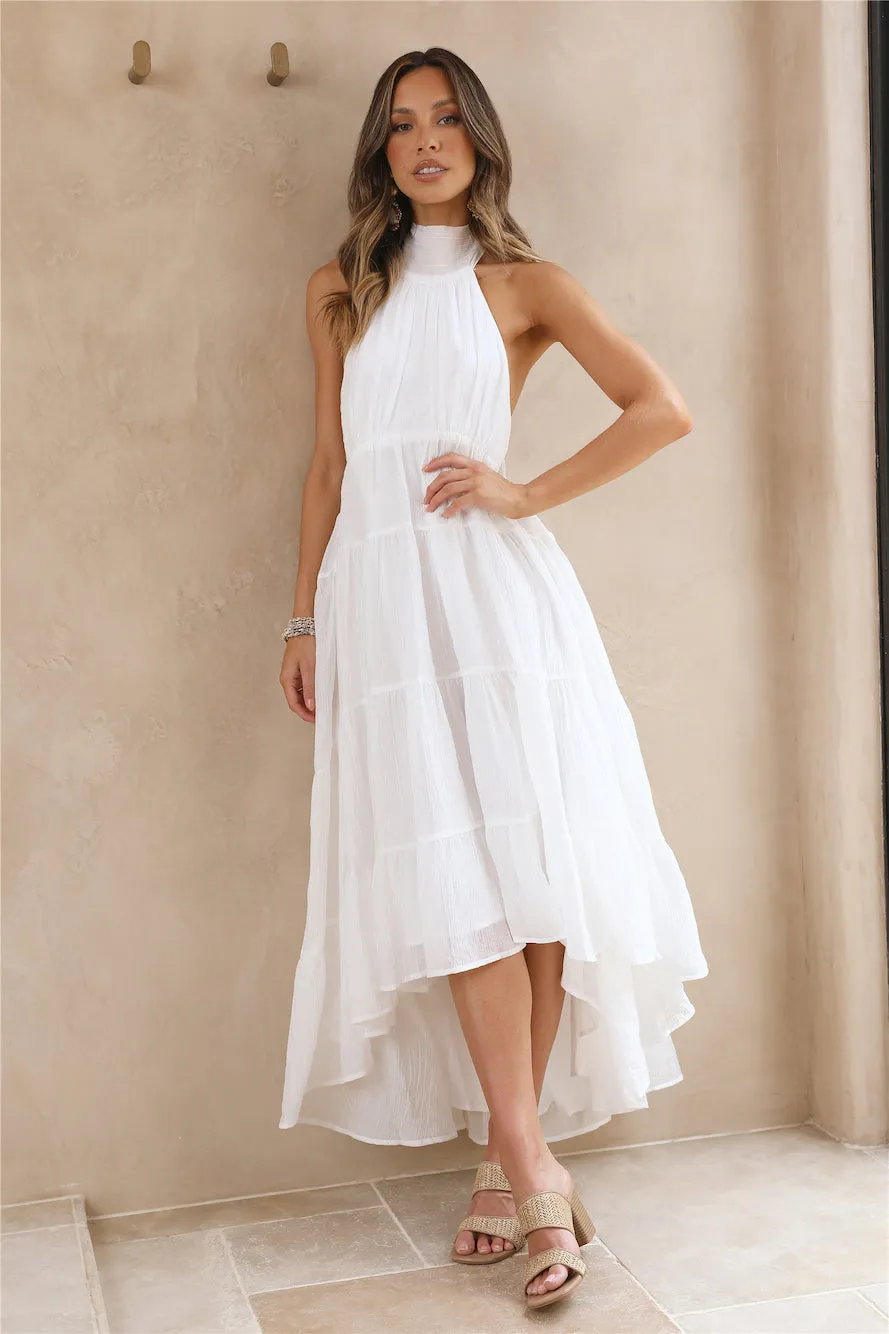 Spring Sunsets Maxi Dress White sold by Fortunate One product image thumbnail 3