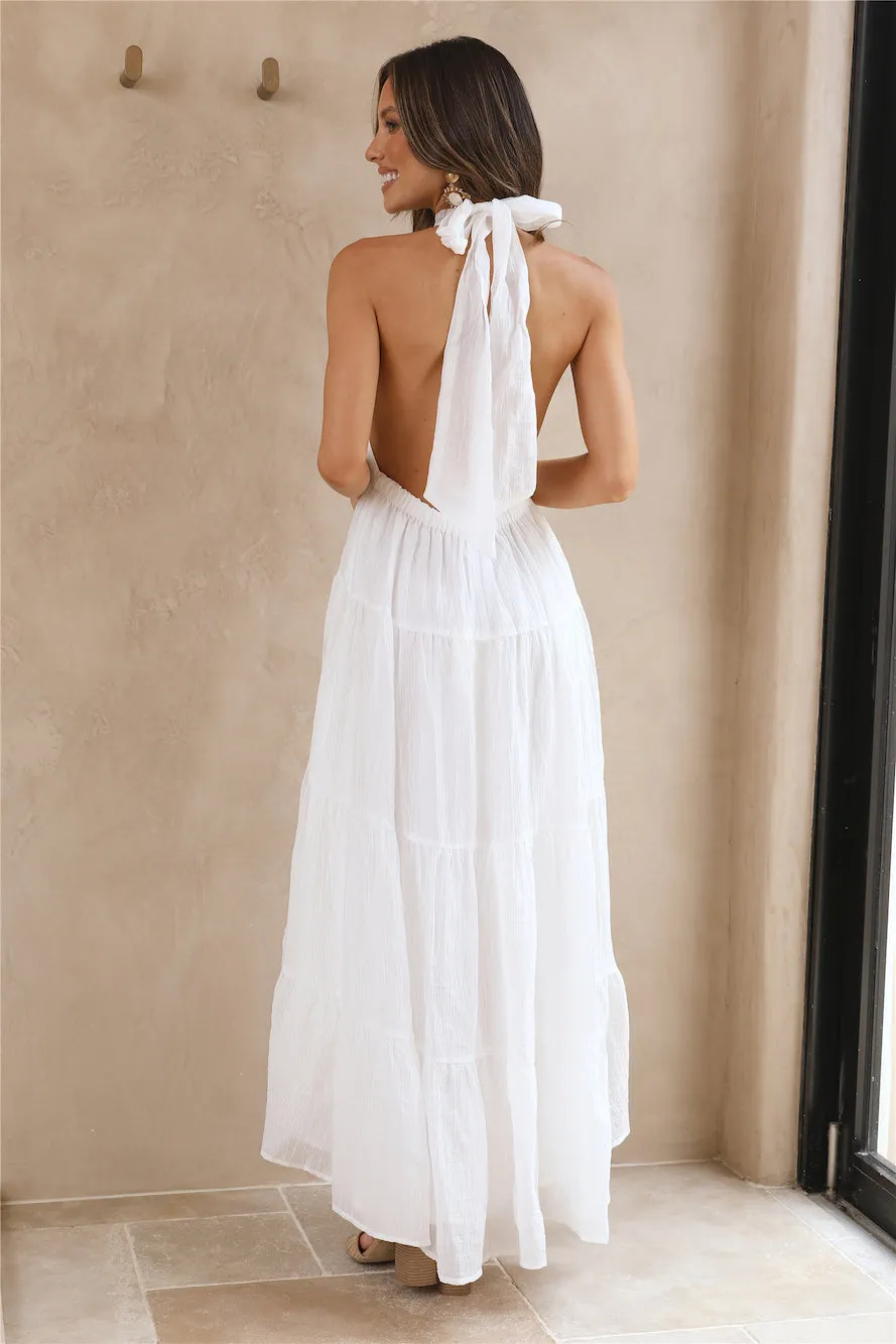 Spring Sunsets Maxi Dress White sold by Fortunate One product image thumbnail 5