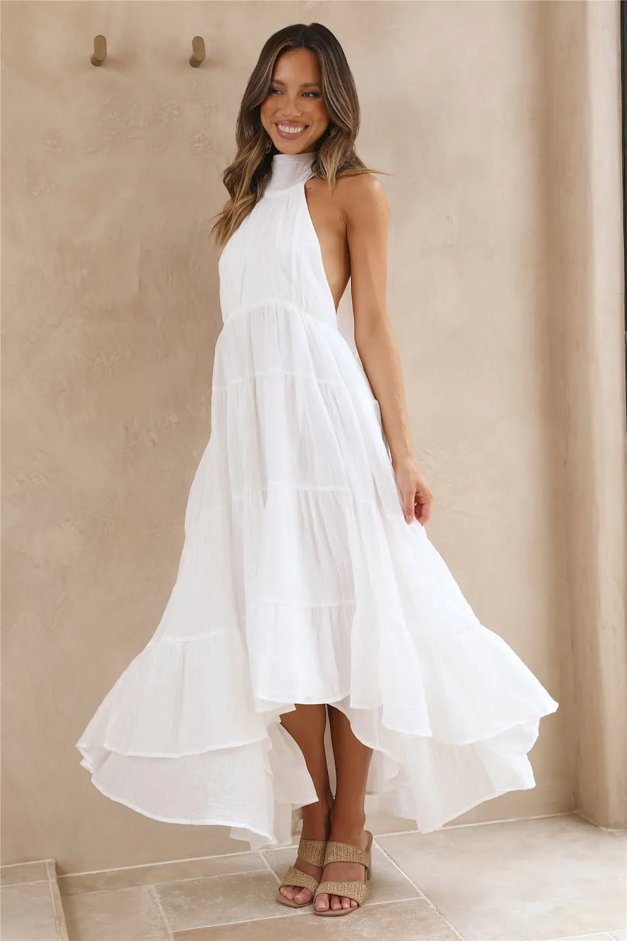 Spring Sunsets Maxi Dress White sold by Fortunate One product image thumbnail 2
