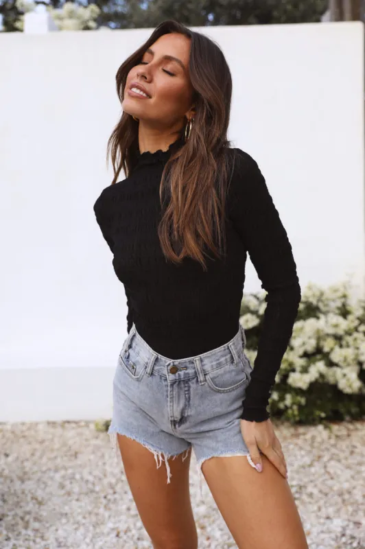 Shadows Bodysuit Black sold by Fortunate One