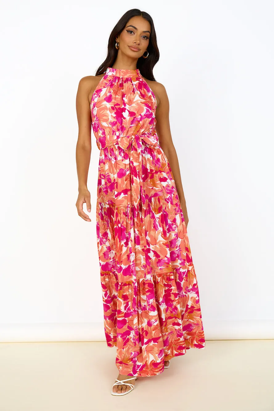 Peach Pie Maxi Dress Pink sold by Fortunate One product image thumbnail 2