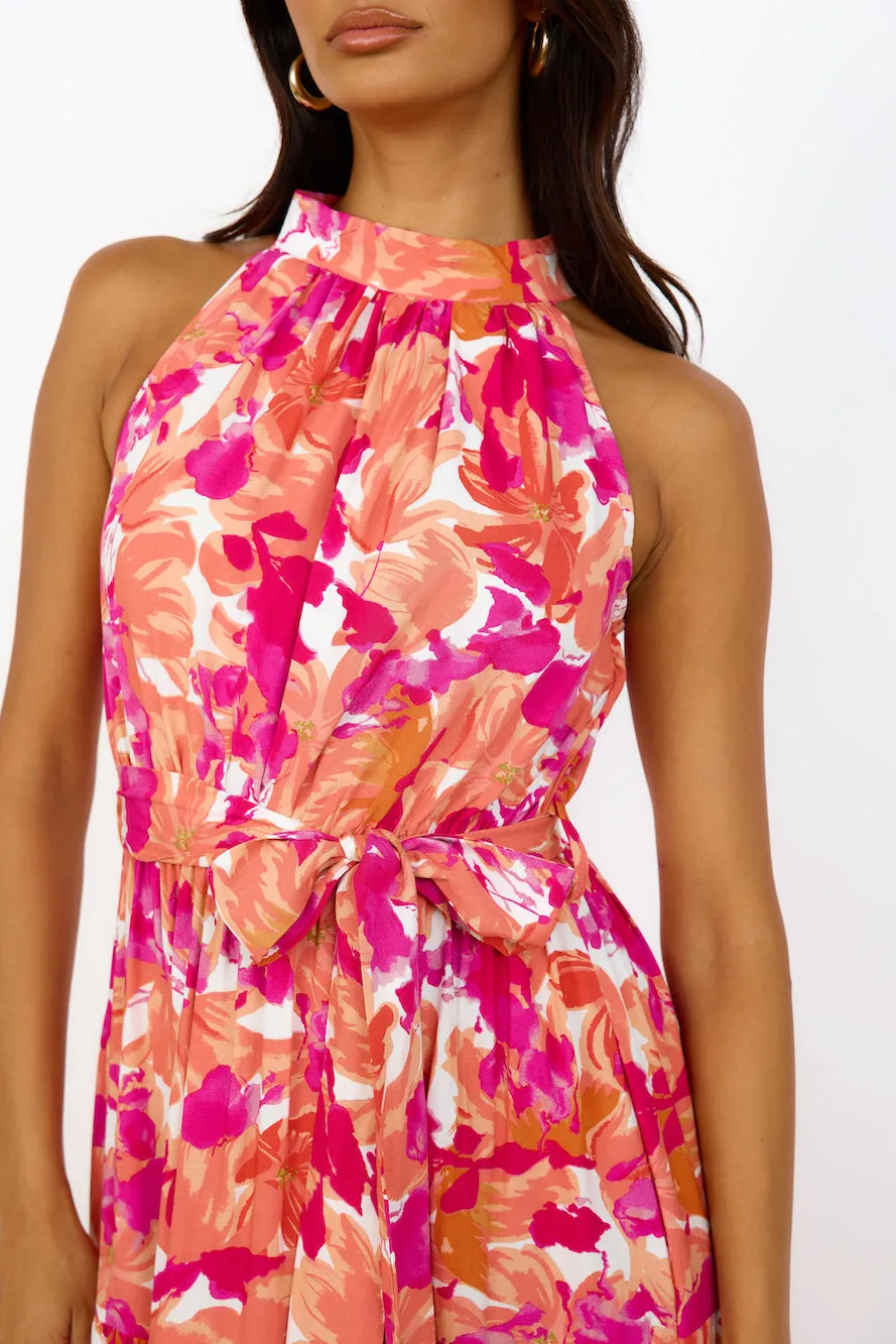Peach Pie Maxi Dress Pink sold by Fortunate One product image thumbnail 3