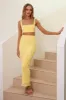 Picnic On The Beach Maxi Skirt Yellow sold by Fortunate One