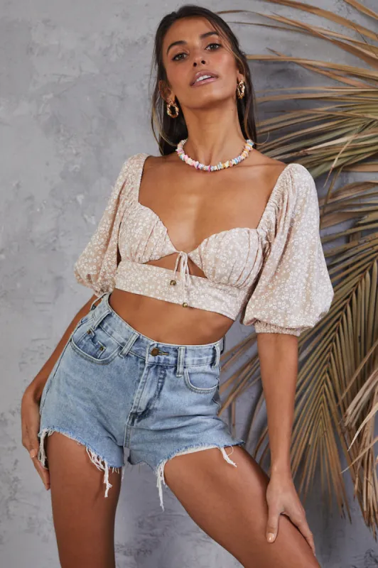 Time After Time Crop Top sold by Fortunate One