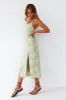 Leora Midi Dress Green sold by Fortunate One