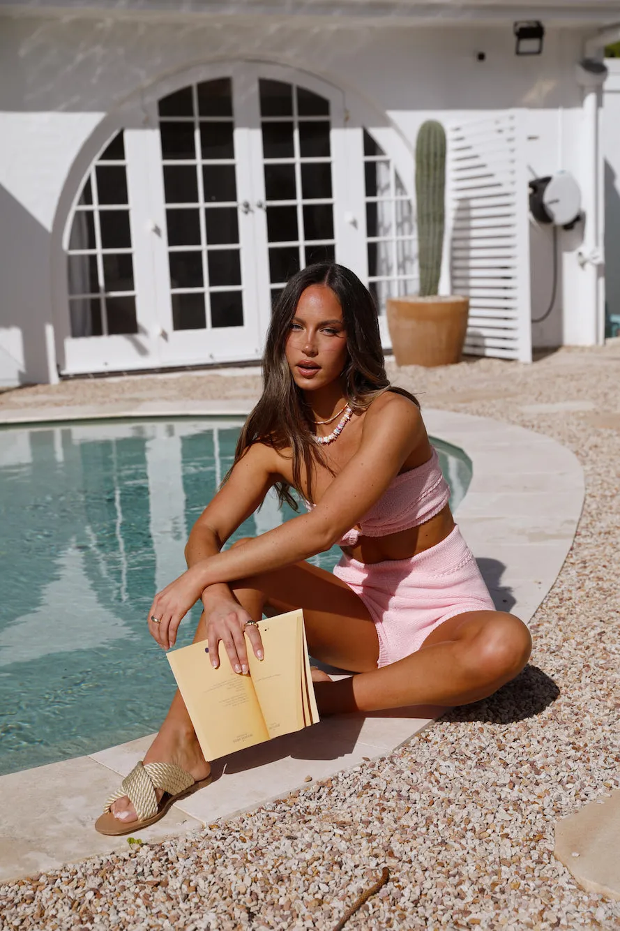 Sunshine Path Crop Top Pink sold by Fortunate One product image thumbnail 4