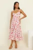 Vivid Daydreams Maxi Dress Pink sold by Fortunate One