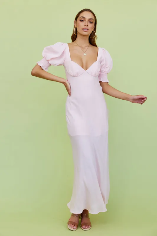 Calyx Maxi Dress Pink sold by Fortunate One