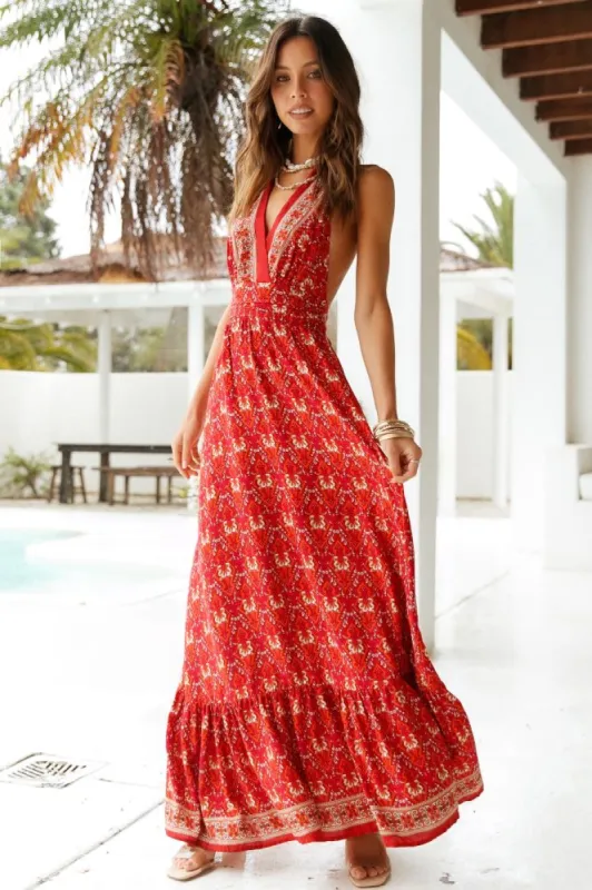 Denpasar Dreaming Maxi Dress sold by Fortunate One