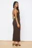 Timeless Treasures Maxi Dress Brown sold by Fortunate One