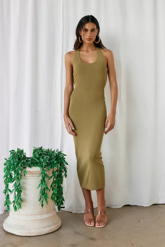 Kalea Maxi Dress Green sold by Fortunate One