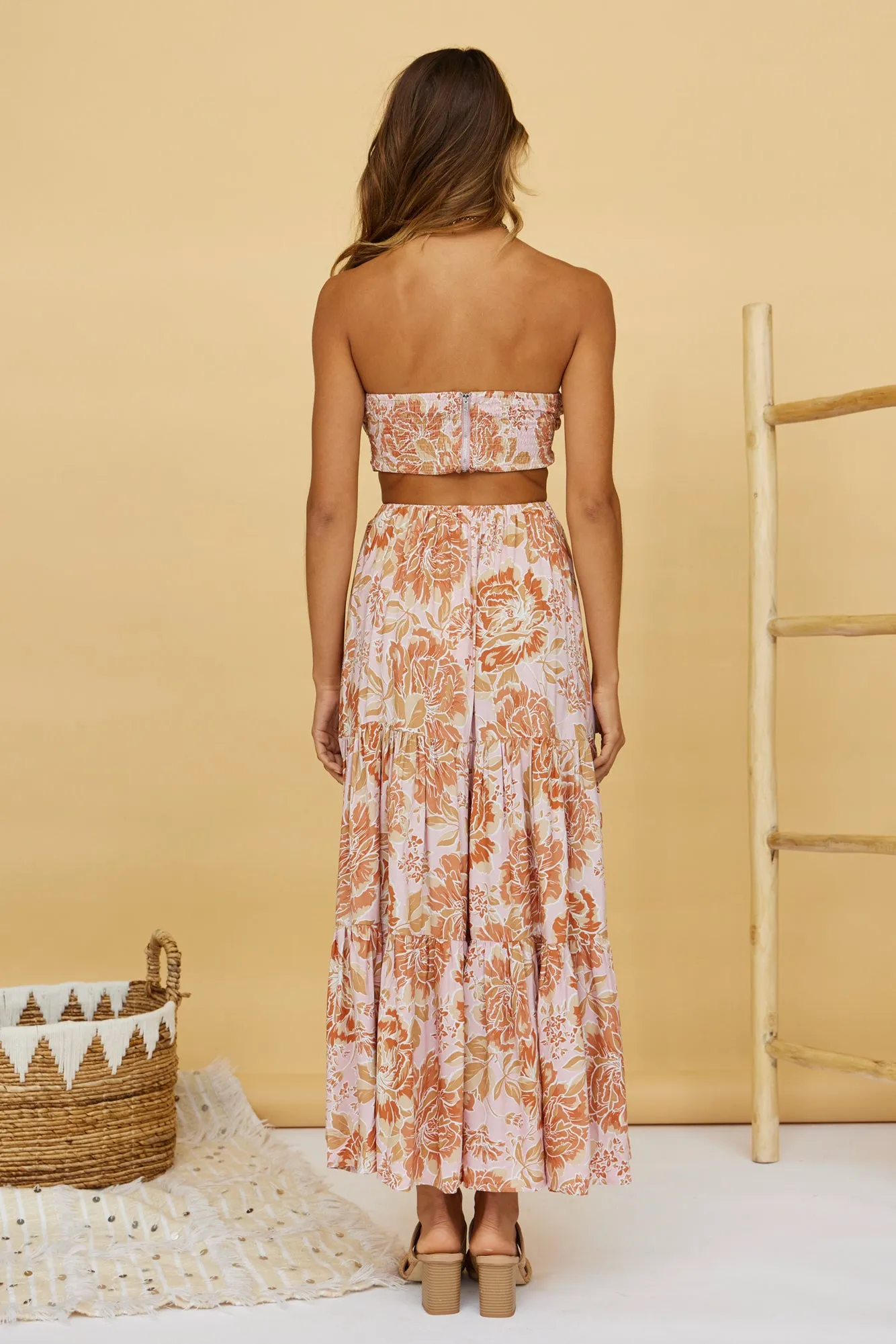 Ashland Maxi Skirt Pink sold by Fortunate One product image thumbnail 4