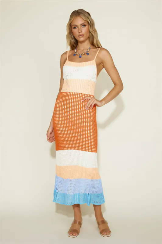 Gone Again Maxi Dress Multi sold by Fortunate One