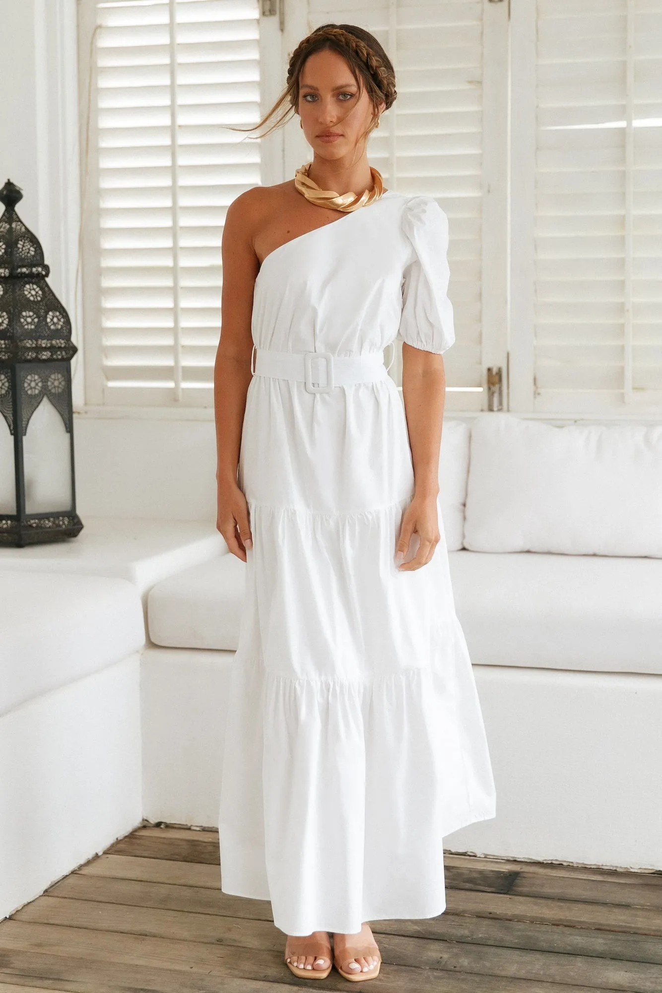 By The Waves Maxi Dress White sold by Fortunate One product image thumbnail 2