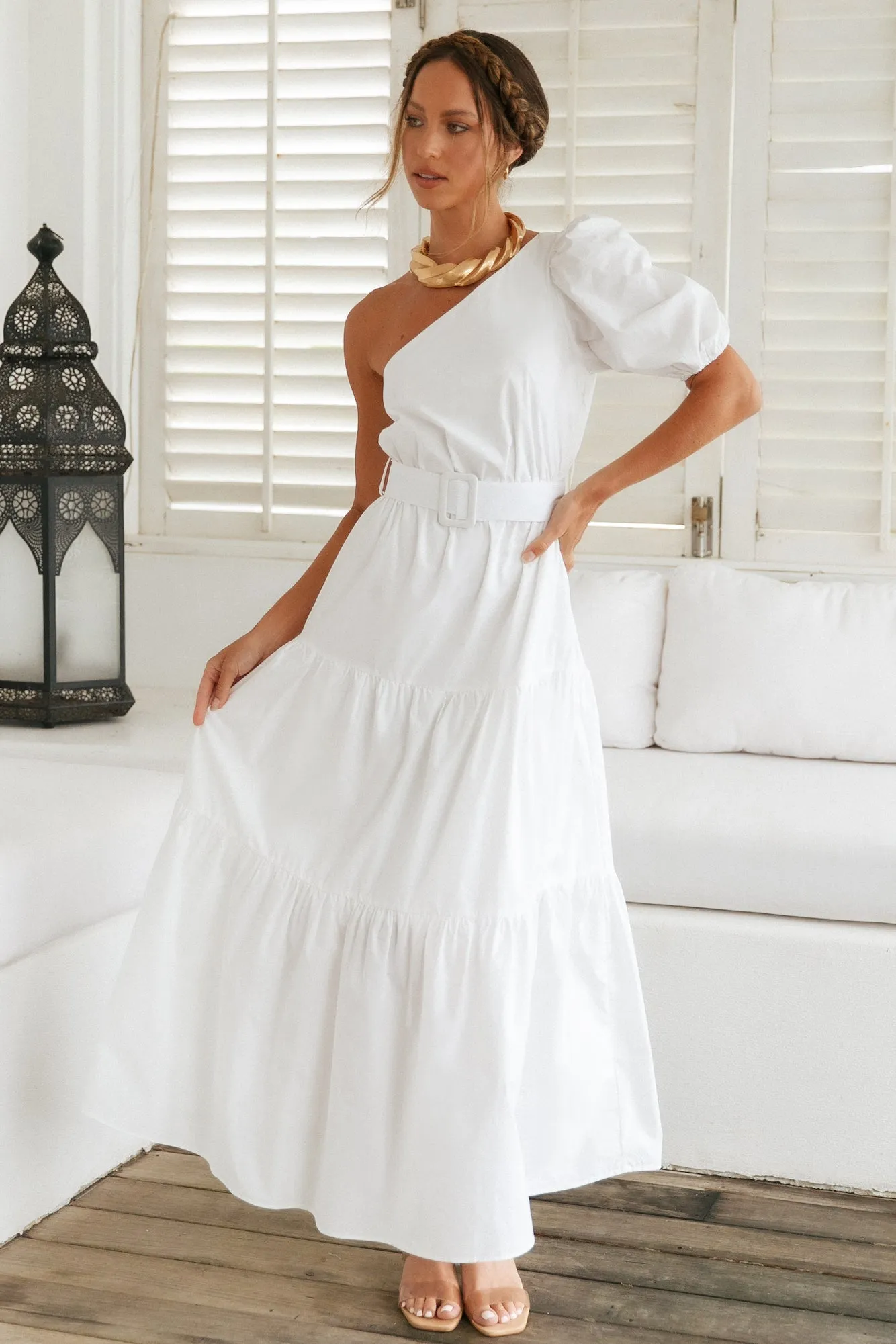 By The Waves Maxi Dress White sold by Fortunate One product image thumbnail 3