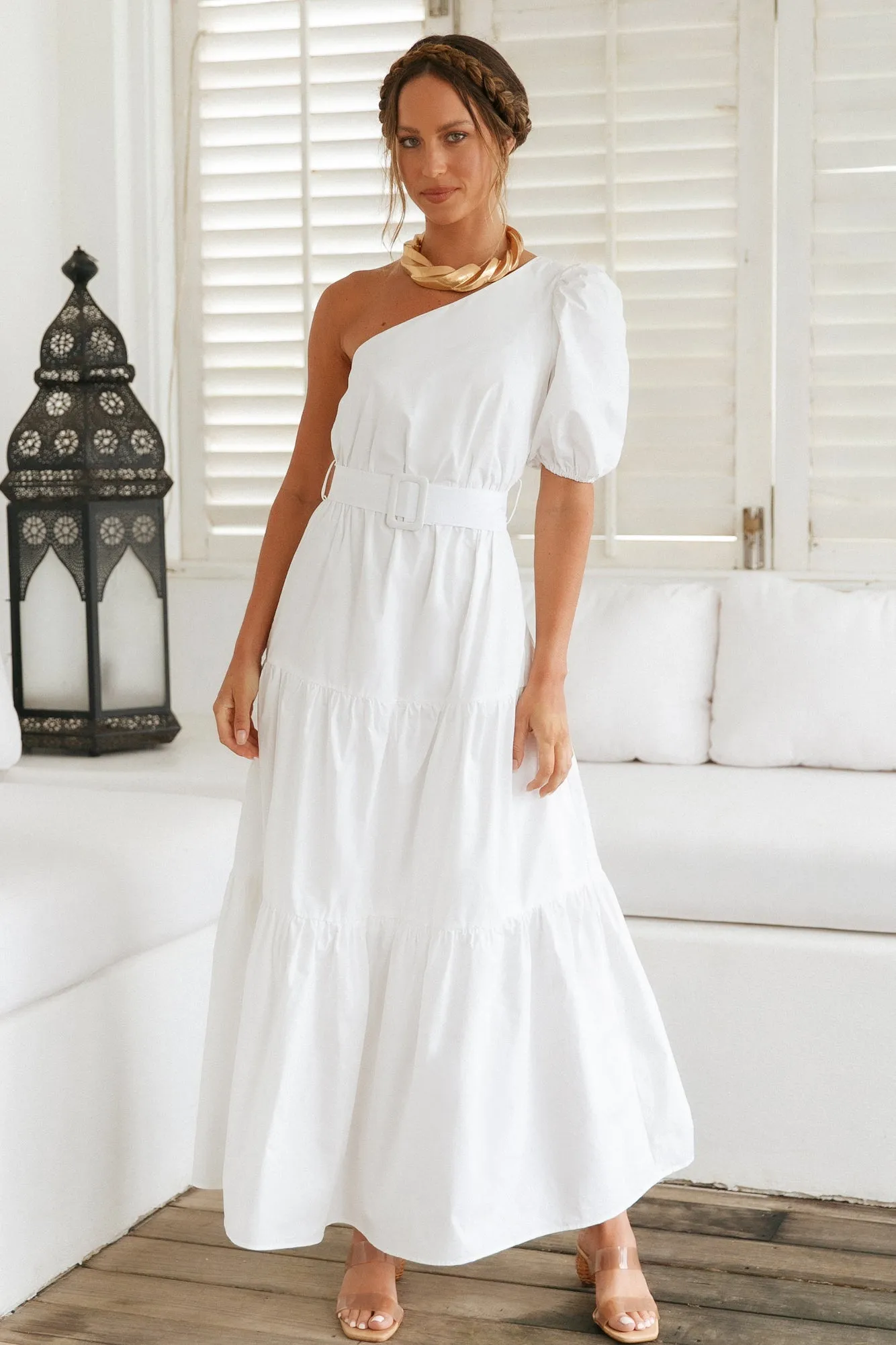 By The Waves Maxi Dress White sold by Fortunate One product image thumbnail 4