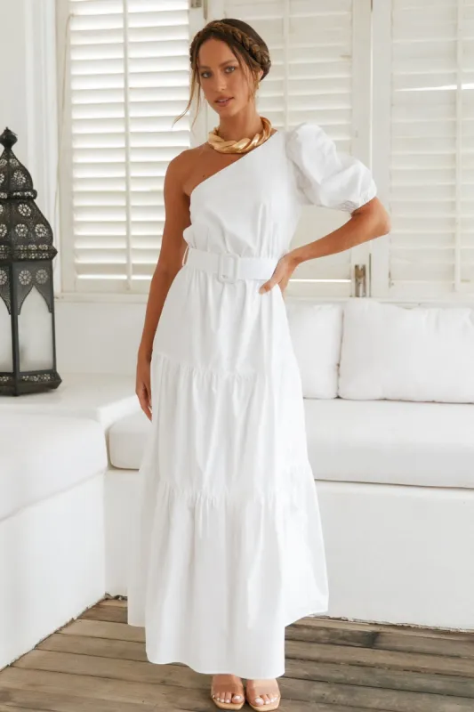 By The Waves Maxi Dress White sold by Fortunate One