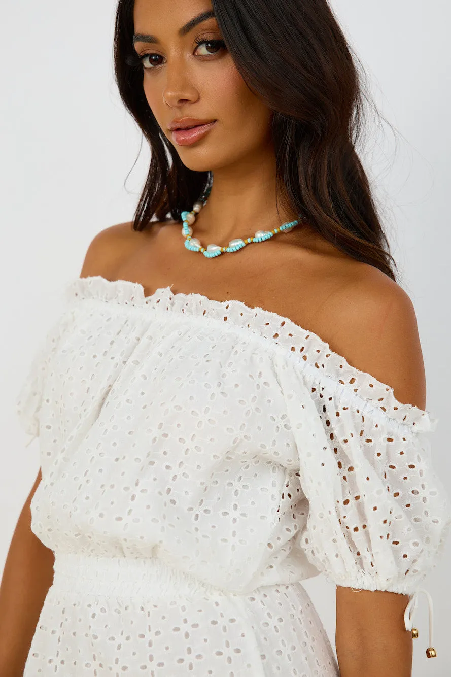 Love In The Sun Dress White sold by Fortunate One product image thumbnail 3